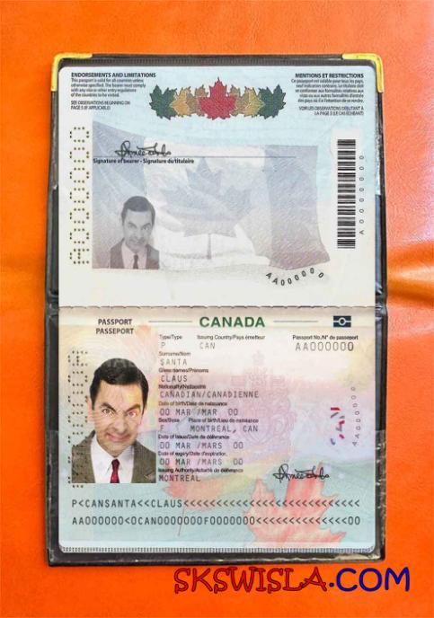 Kanada paszport (2010-obecnie) wygląd zdjęcia pliki PSD, skan i fotografowany obraz